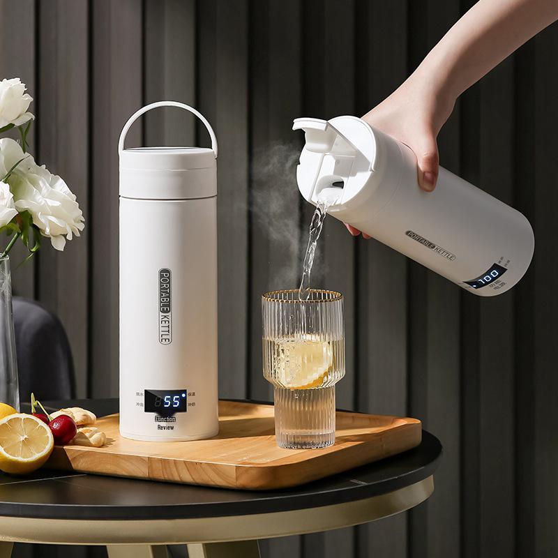 Kompakter Smarter Elektrischer Wasserkocher & Thermoskanne für Zuhause, Büro und Reisen