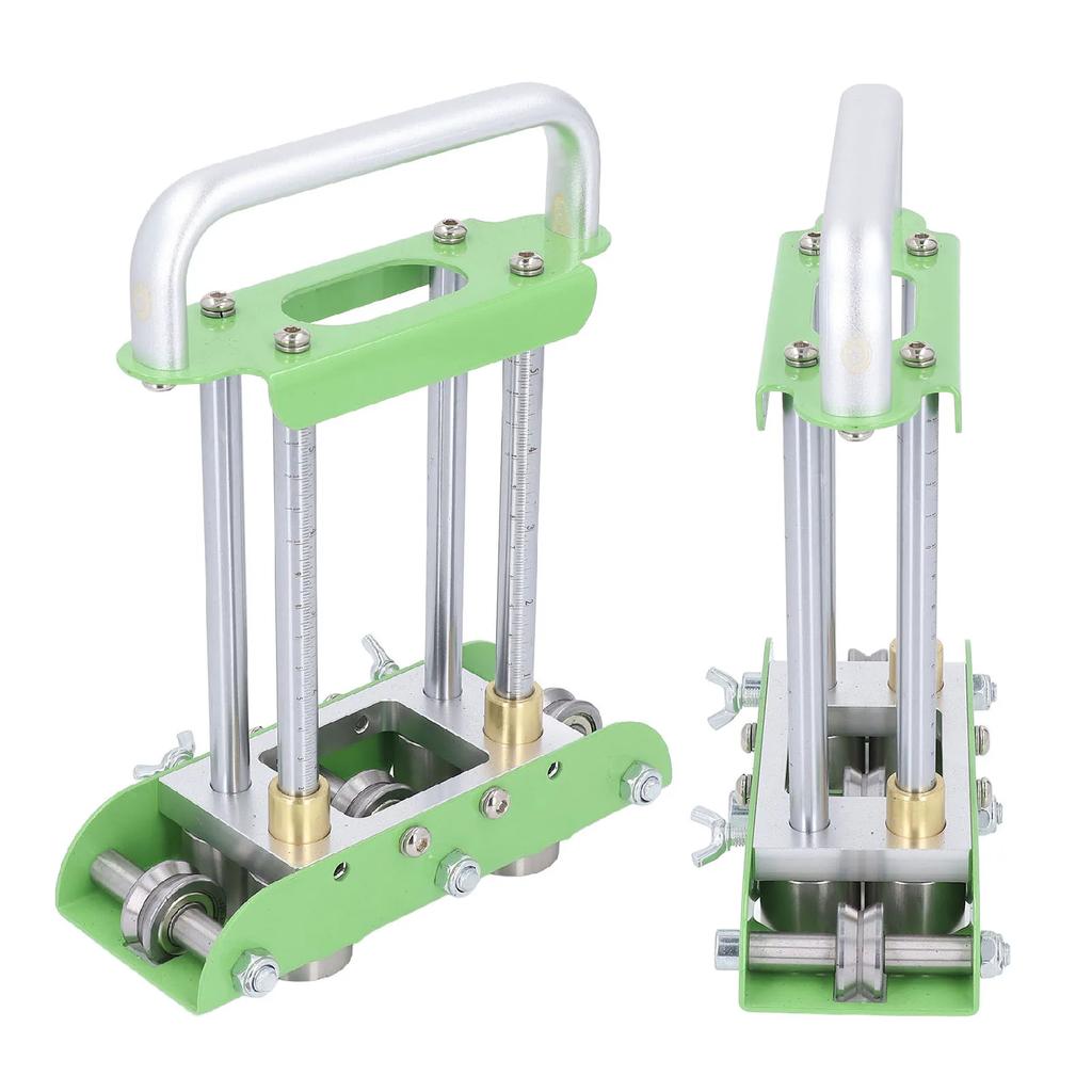 2 Station Sheet Metal Bender Lightweight Metal Roofing Bending Tool Tight Accurate Clamping Manual for Gutter Splashing Boards