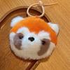 Raccoon Plush Coin Purse Cow Plush Wallet Pendant Headphone Bag Plush Earphone Bag  Change Storage