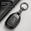Leather Car Key Cover Case Protection Shell Keychain For Honda Accord Civic 8 10 11 Th Gen Vezel Jazz Freed Pilot HR-V CR-V BR-V