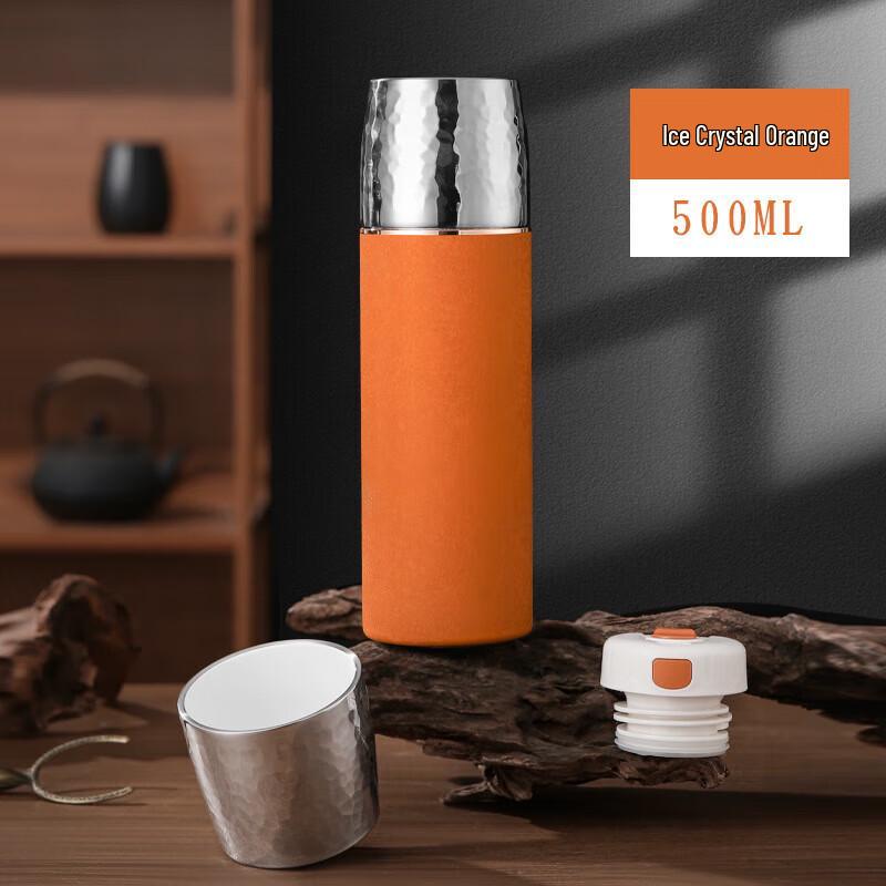 Pure Titanium Insulated Tea Infuser Bottle