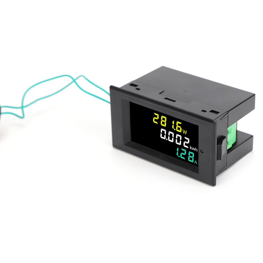 AC LED Power Monitor High Accuracy Multifunctional Digital Voltmeter Current Energy MeterAC380V