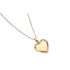 Love Heart Opening Photo Box Pendant Necklace