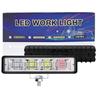 12V LED Work Light Single Row 4 Hole White Red Blue Strobe Auxiliary Light Super Bright Car LED Work Light LED Light Aluminum