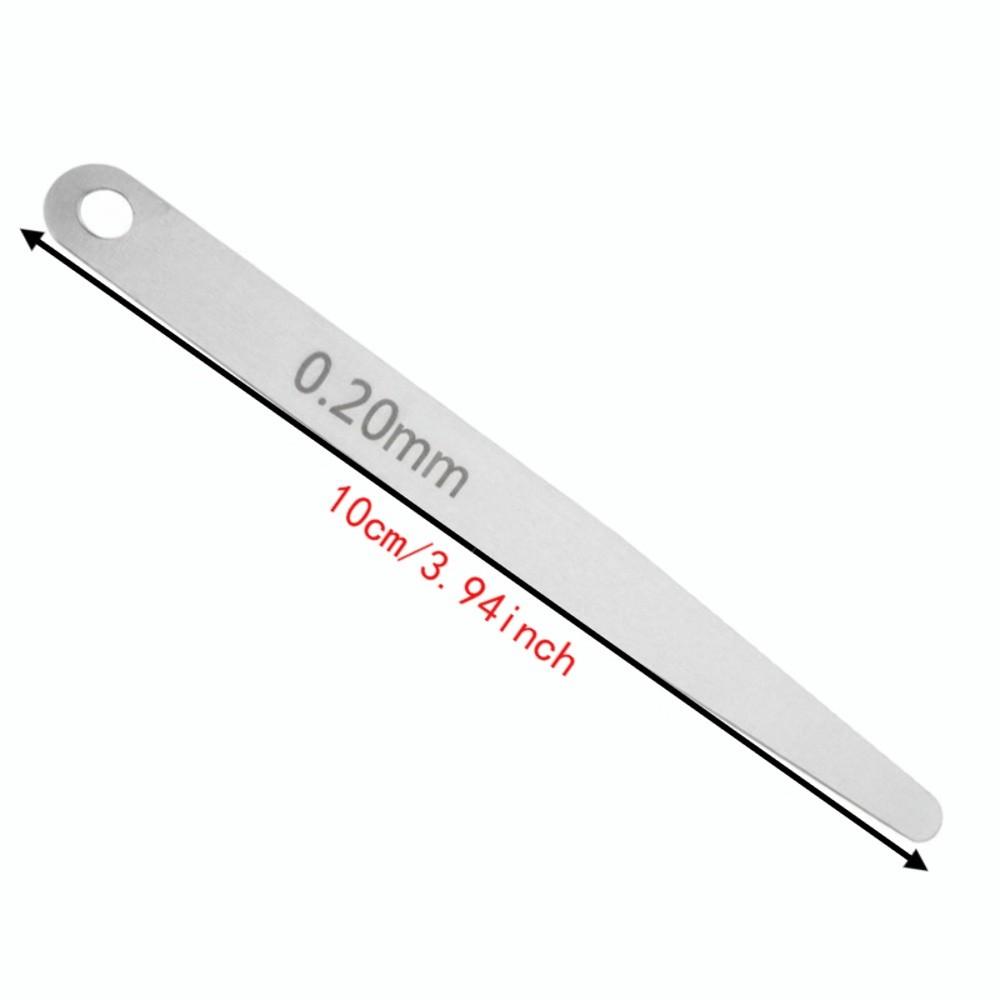 5pcs Stainless Steel Thickness Gauge Metric Filler Measuring Tool Feeler Gauge Measuring Space