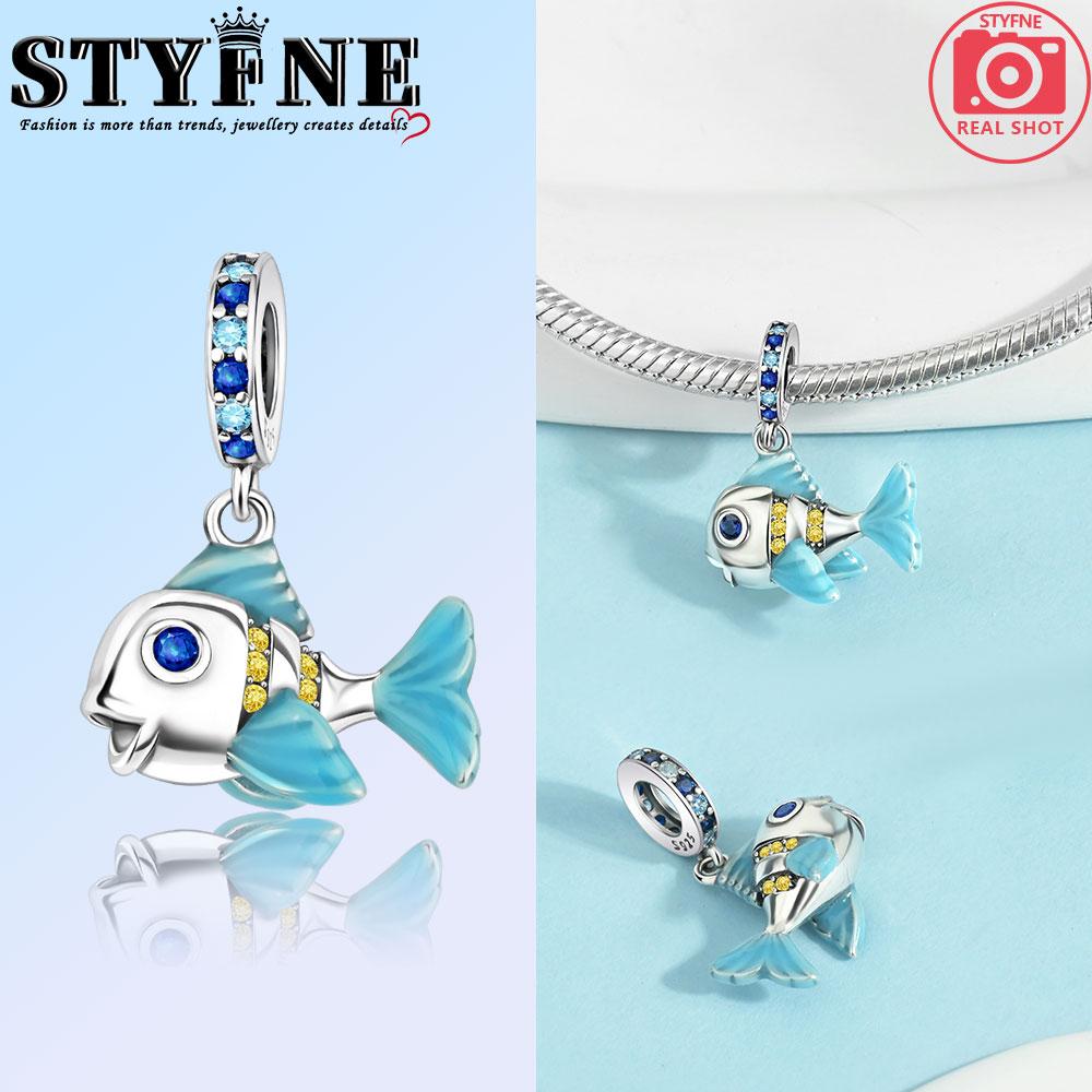 Copper Fat Fish Charm Pink Octopus Glowing Pendant Original Bracelet Making Jewelry Diy Charm Gift