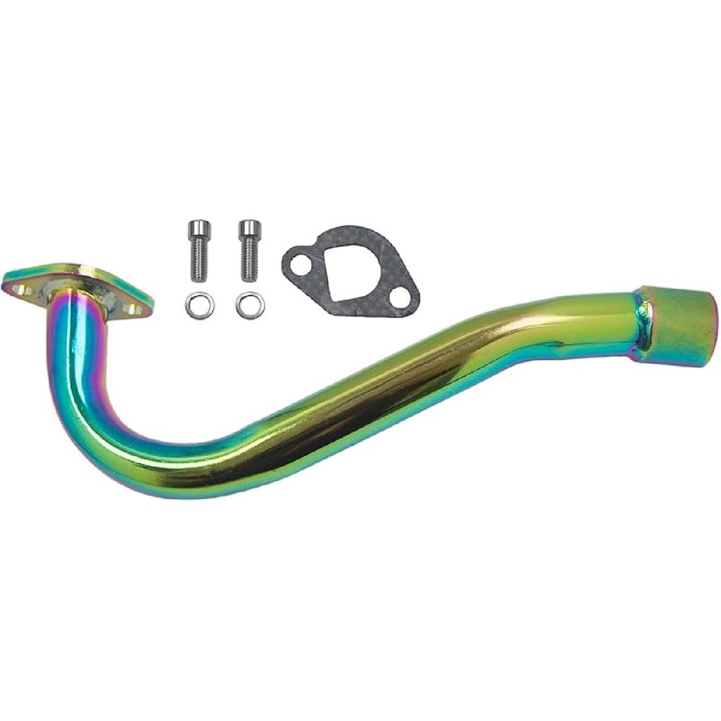 Miaowa Mini Bike Exhaust Pipe For Coleman CT200U BT200X Mini Bike,For GX160 GX200 Go Cart,For Predator 212Cc 224Cc 196Cc Go Kart Parts