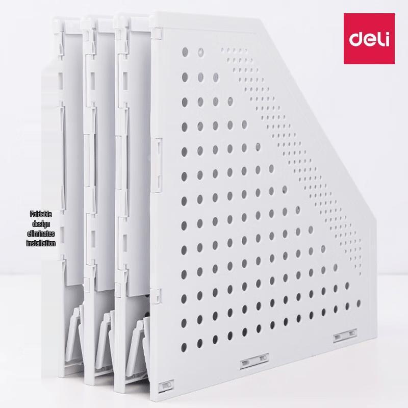 Deli 78996 Expandable 4-Section Desk File Organizer