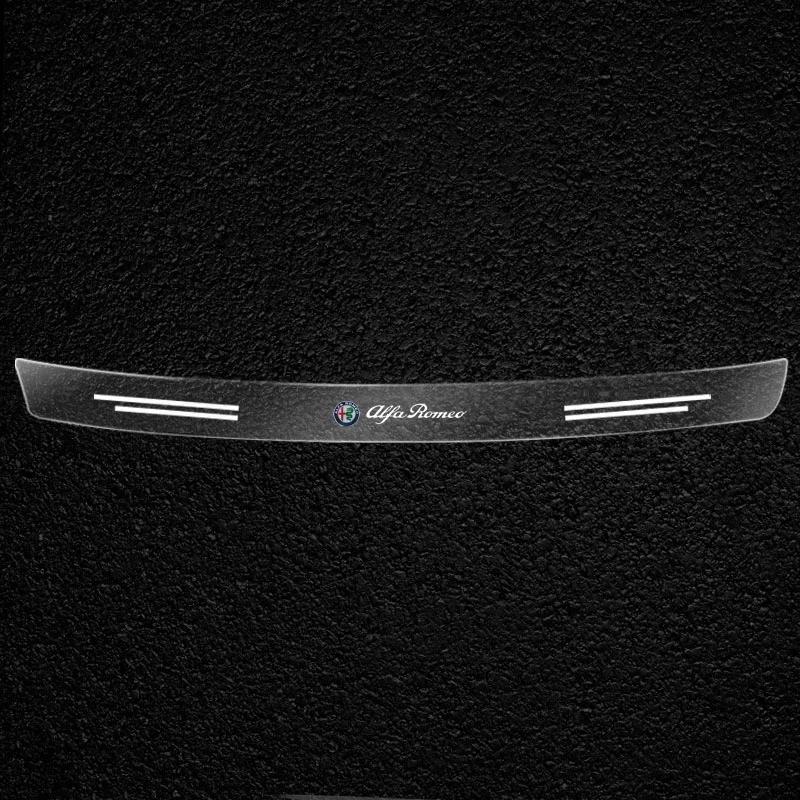 

Car Stickers For Alfa Romeo Car Rear Bumper Trunk Guard Stickers Accessories For Alfa Romeo Giulia Stelvio Giulietta 156 159 147