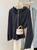 Stylish French-Inspired Hooded Sweatshirt for Women - Autumn/Winter Casual Slimming Versatile Top