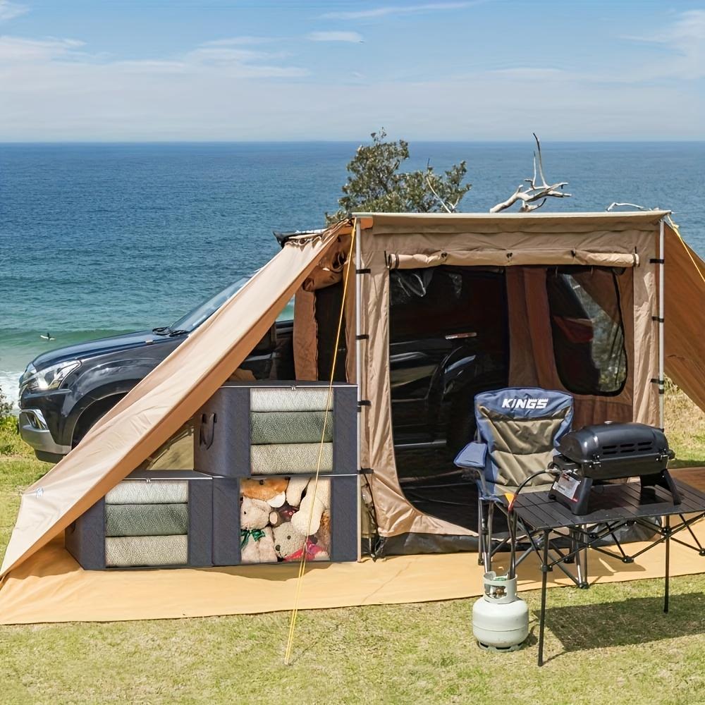 High Quality3pcs Large Capacity Foldable Fabric Storage Boxes with Flip-Top Lid & Handles, Durable Non-Woven Collapsible Organizer Bins for Closet,