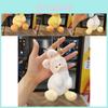 Adorable Plush Duck Keychain Cute Cartoon Animal Soft Short Plush Toy 15cm