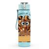 1PC Thanksgiving Turkey Cartoon Animal Art 750ml Color Plastic Sports Water Bottle Leakproof Flip Straw Lid Suitable for Sports Office Home Use
