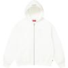 S Logo Zip Up Hooded Sweatshirt (25FW) White