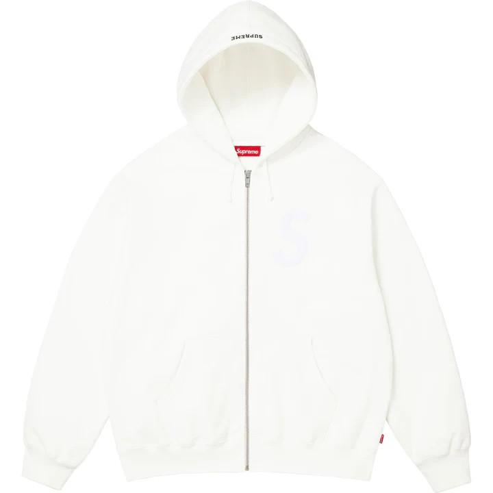Supreme S Logo Zip Up Hooded