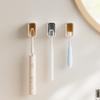 Dustproof Wall-mounted Toothbrush Holder Punch-free Bathroom Organizer For Electric Toothbrush Storage