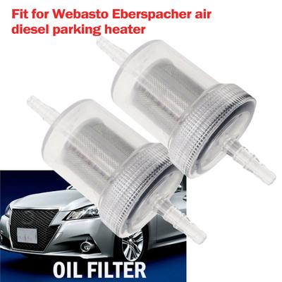 1/2pcs 4mm Diesel In-Line Fuel Filter Kit Gas Filter For Webasto Eberspacher Air Heater Diesel Set Car Accessories