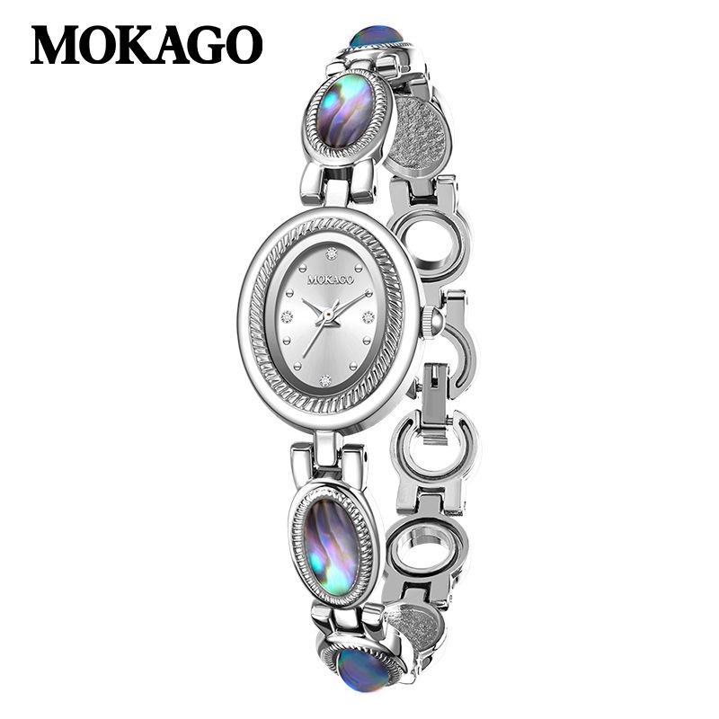 

Mokaga Vintage Women s Quartz Watch - High Retro Tiger Eye Chalcedony with Light Luxury Waterproof Design