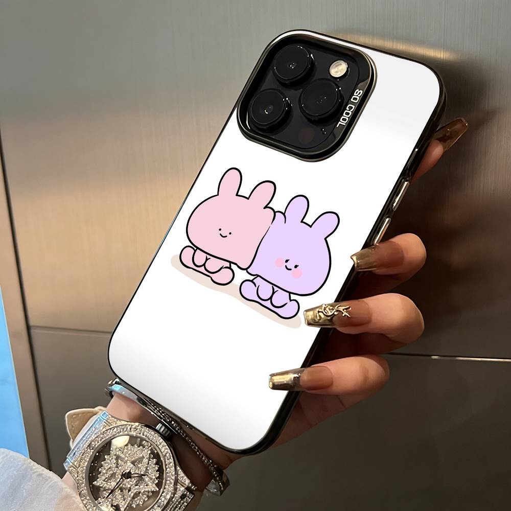 C-A-Cartoon -a-Asamimichan Phone Case For iPhone 17,16,15,14,13,12,11 Plus Pro Max Colored Silver Phone Case