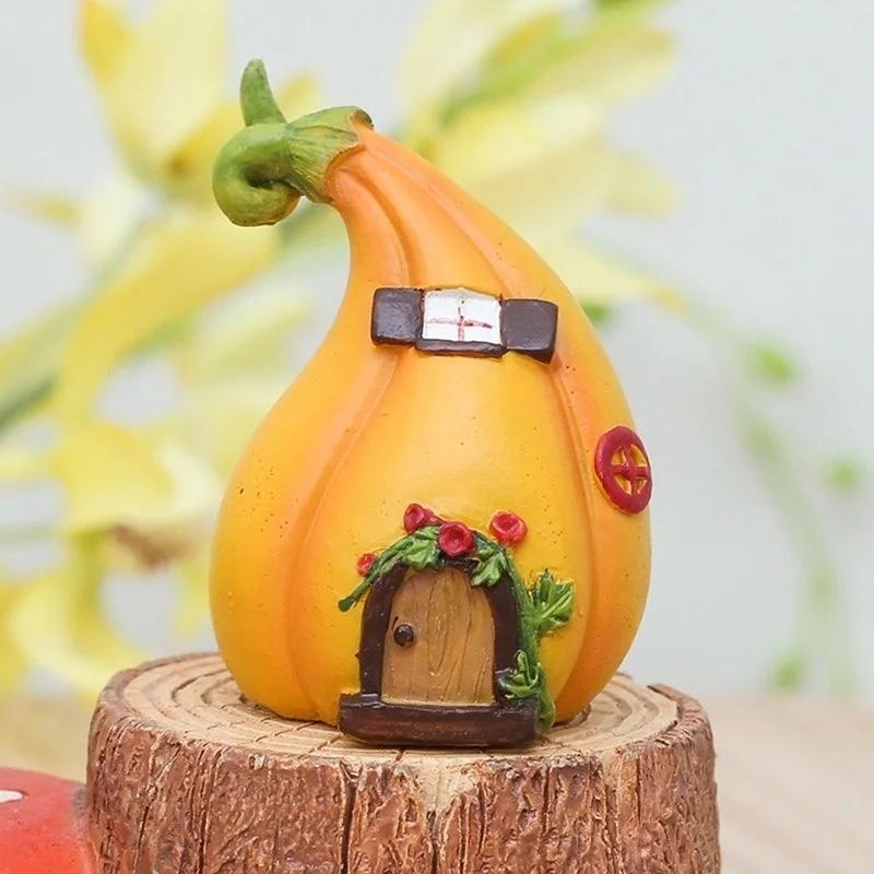 Miniaturen DIY Handwerk Feenfiguren Mini Haus Garten Dekoration Mikro Landschaft Harz