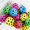 Moon shaped porous elastic ball for children, indoor and outdoor decompression super elastic ball fun children's gift reward