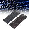 2Pcs Russian Keyboard Stickers Unique Coating Waterproof Dustproof Russian NaAlphabet Keyboard Stickers for PC Laptop