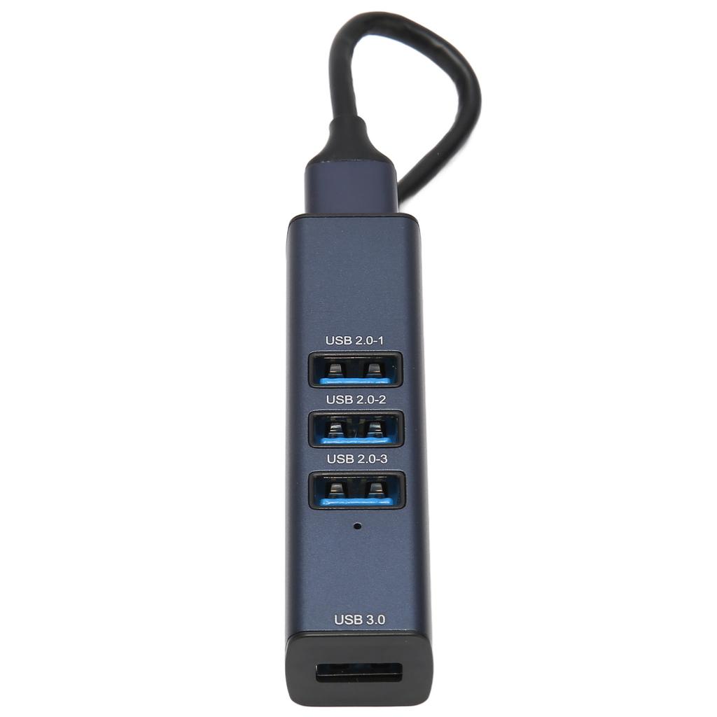 4 Port USB Hub 5Gbps Hot Swappable USB Multiport Adapter with Storage Hole for Laptop PC Flash Drive for XBOX for PS4