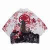 Summer Japanese Five Point Sleeves Kimono Mens And Womens Cloak Jacke Top Blouse