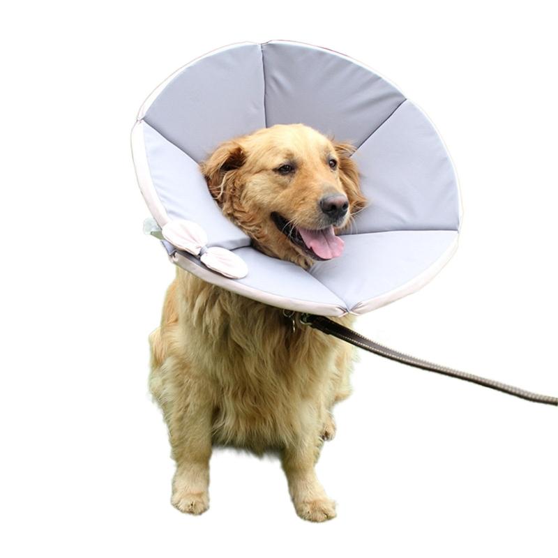 Comfortable Pet Recovery Cone Collar Multiple Size Adjustable Recovery Collar Soft For Pet Dogs Cats