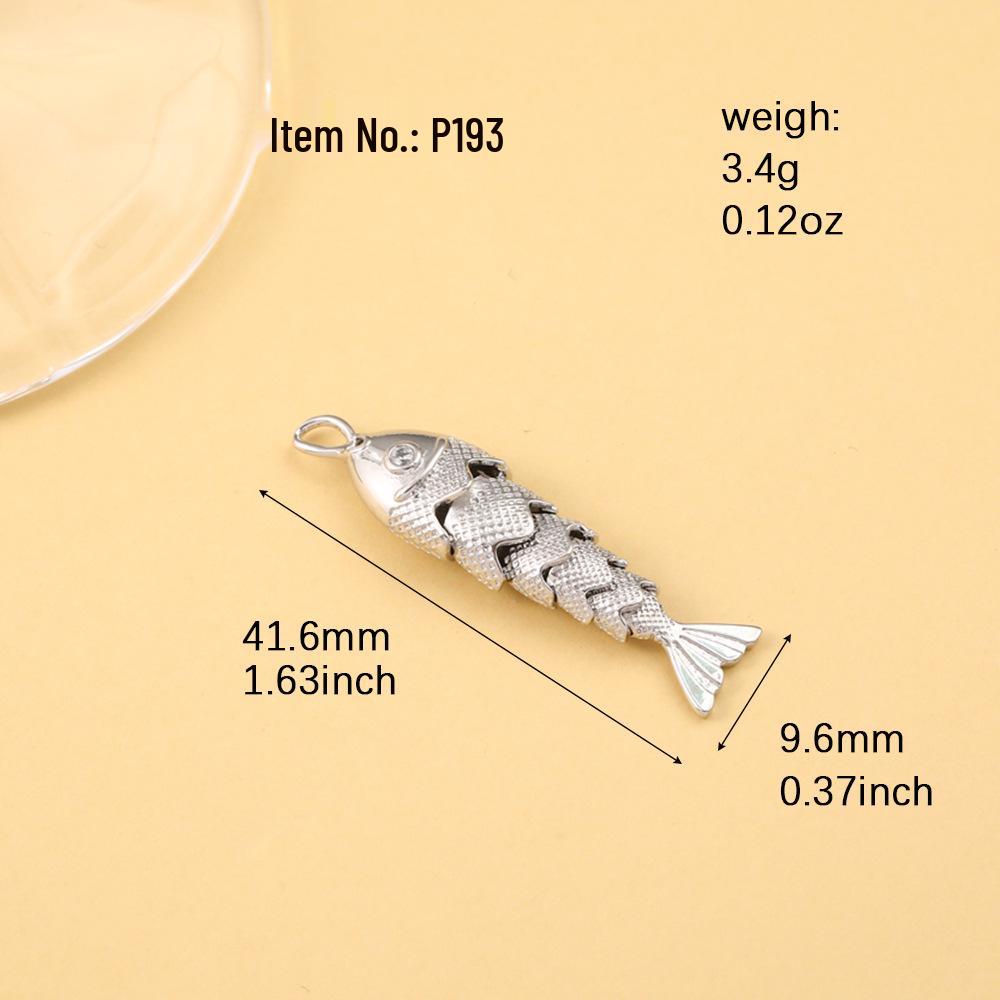 Eleganter vergoldeter Koi-Fisch Anhänger mit Strasssteinen