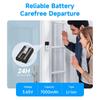 7000mAh High Capacity For Ring Video Doorbell V4 Battery 3.65V Li-ion Battery Compatible with Ring Video Doorbell 1/2/3/3 Plus
