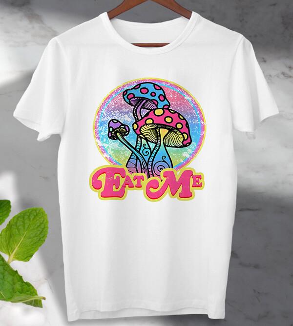 

Съешь меня галлюциногенные грибы футболка психоделическая унисекс женская майка 4XL