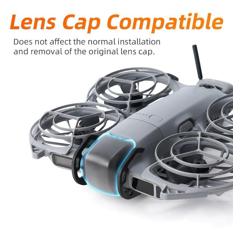 1Pair High Durability Carbon Fiber Drones Lens Guards With 360 Degree Safety For NEO2 Harsh Flying Environment