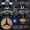 Car Steering Wheel Emblem Crystal Diamond Sticker For Mercedes Benz A B C E Class GLA CLA GLC GLK GLE Series Accessories xxx1