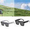 Novelty Sporty Sunglasses For Shows Stage And Daily Wear Unique Embedded Accessories Modern Outfit Photo Props