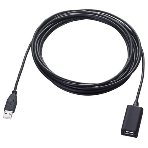 ELECOM USB Cable Extension USB2.0 (USB A Male to USB A Female) Extender 5.0m USB2-EXA50