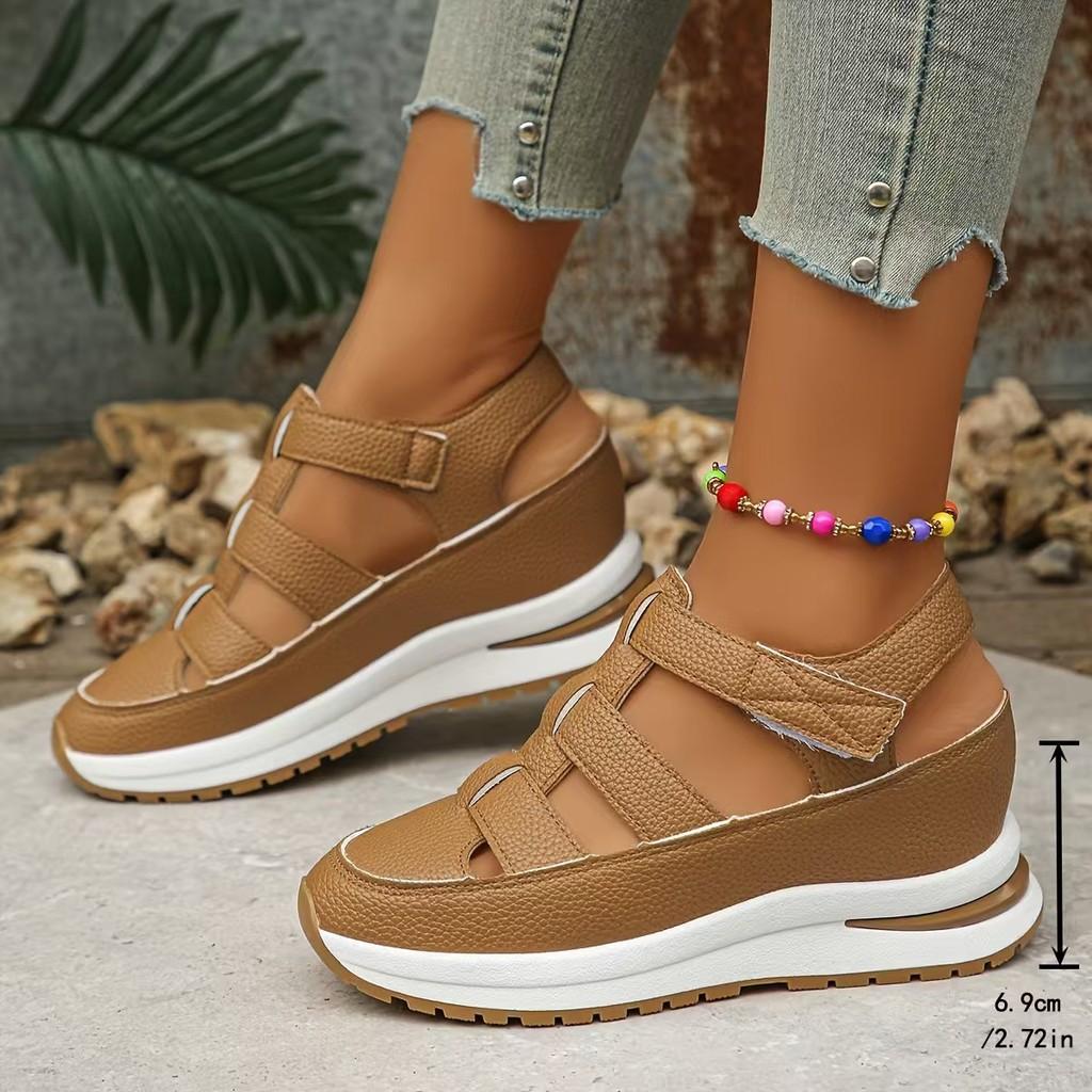 Casual Womens Summer Platform Sandals With Thick Rubber Sole For Comfortable Walks
