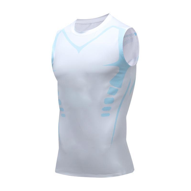Men's Quick-Dry Sports Vest: Summer Training, Sweat-Wicking, Stretch T-Shirt for Basketball & Running