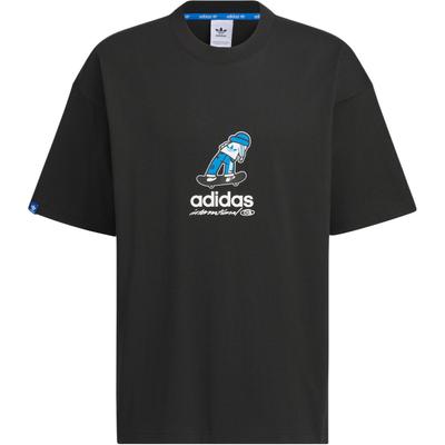 Originals City Skate Short Sleeve T-Shirt Men Tops Black JC6827