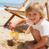 18 Piece Beach Toy Set with Bucket Watering Can Shovel Rake and Sand Molds for Outdoor Sand Play and Water Activities