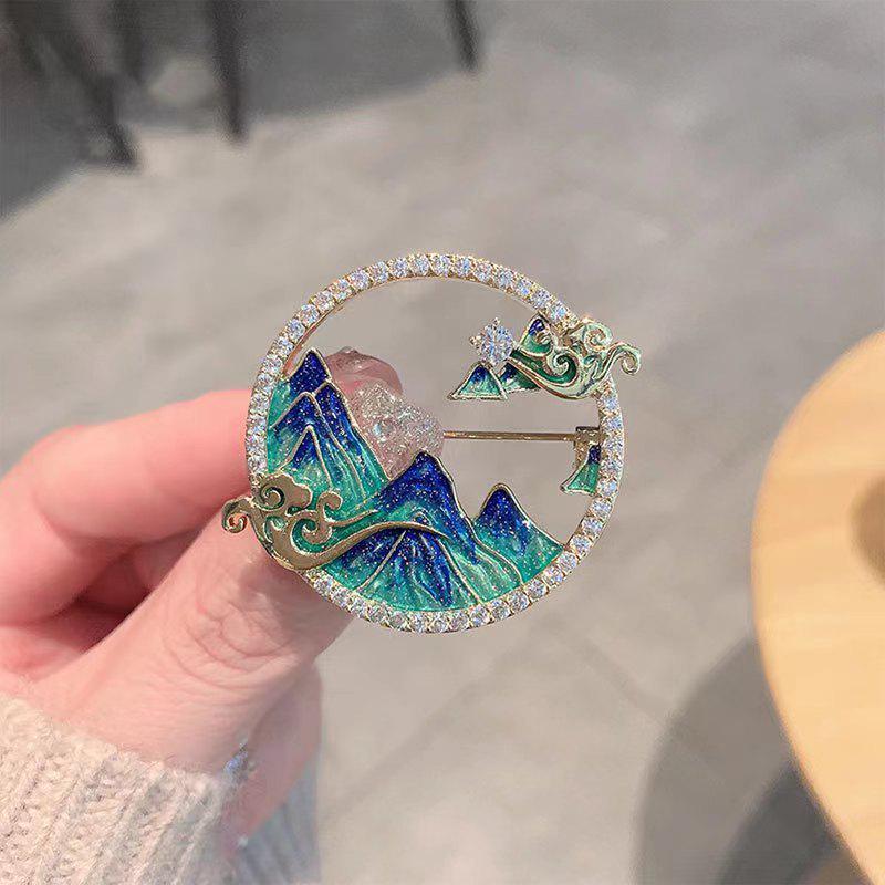 Elegancka broszka z perłowym kwiatem: Luksusowa damska przypinka i klips do biżuterii do akcesoriów odzieżowych