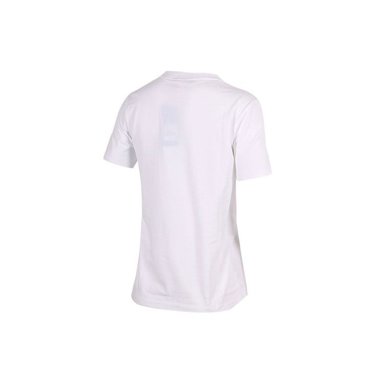 Adidas Originals Trefoil Tee White Letter Print American Vintage Short Sleeve T-Shirt Women Tops CV9889