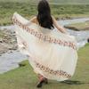 Shawl for Women In Summer Ethnic Style Sunscreen Boho Printed Scarf Dual-purpose Beach Big Scarf