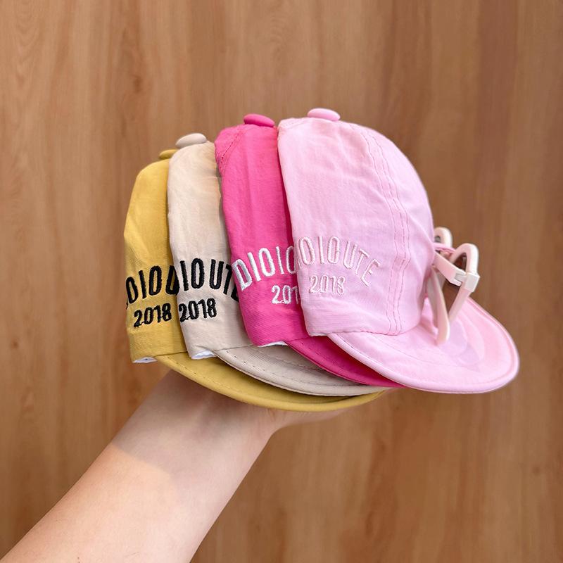 Removable Sunglasses Baby Hat Spring and Autumn Quick Drying Baseball Cap Boys and Girls Summer Sun Protection Sun Hat Big Brim Pot Hat