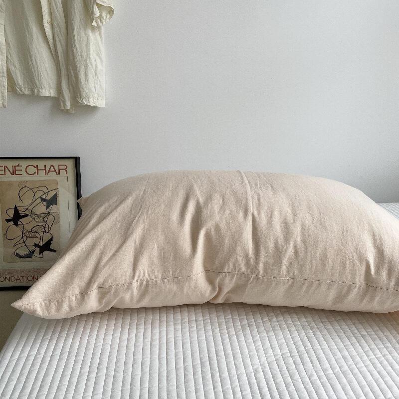 Coppia di federe in puro cotone con federa singola per cuscino in cuoio capelluto 48X74 cm (Senza nucleo del cuscino)