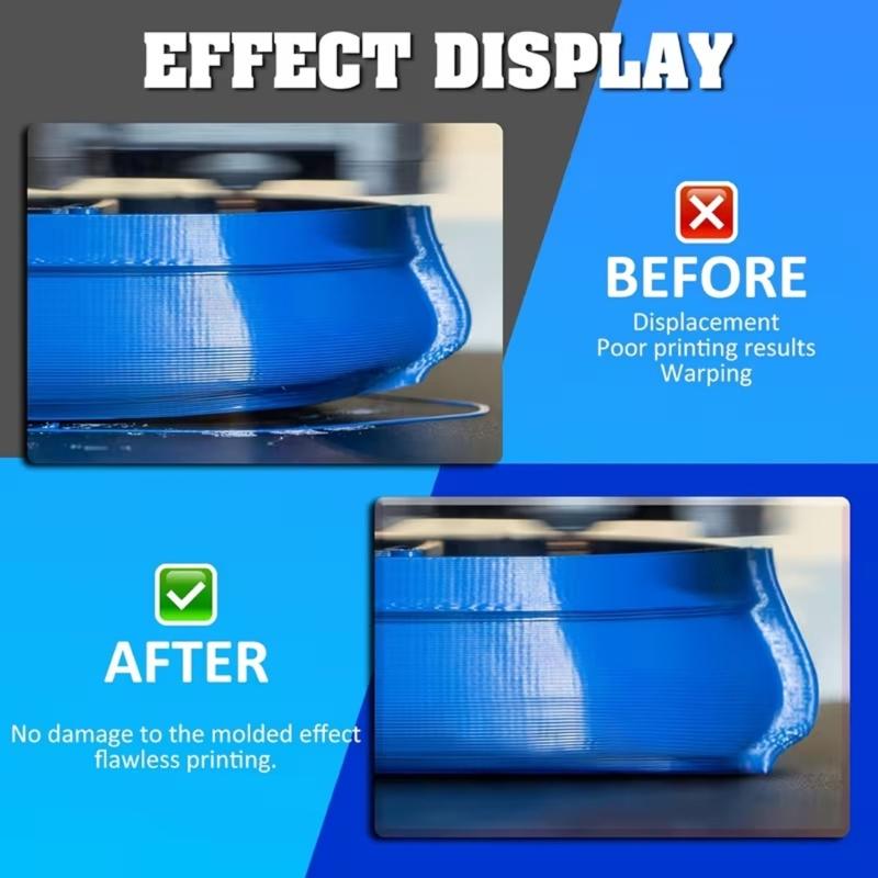 Lepidlo pro 3D tiskárny pro filamenty ABS PETG ASA na různých tiskových podložkách Rychleschnoucí Formulované