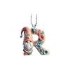 2D Plane Christmas Acrylic Dwarf Letter Christmas Tree Pendant