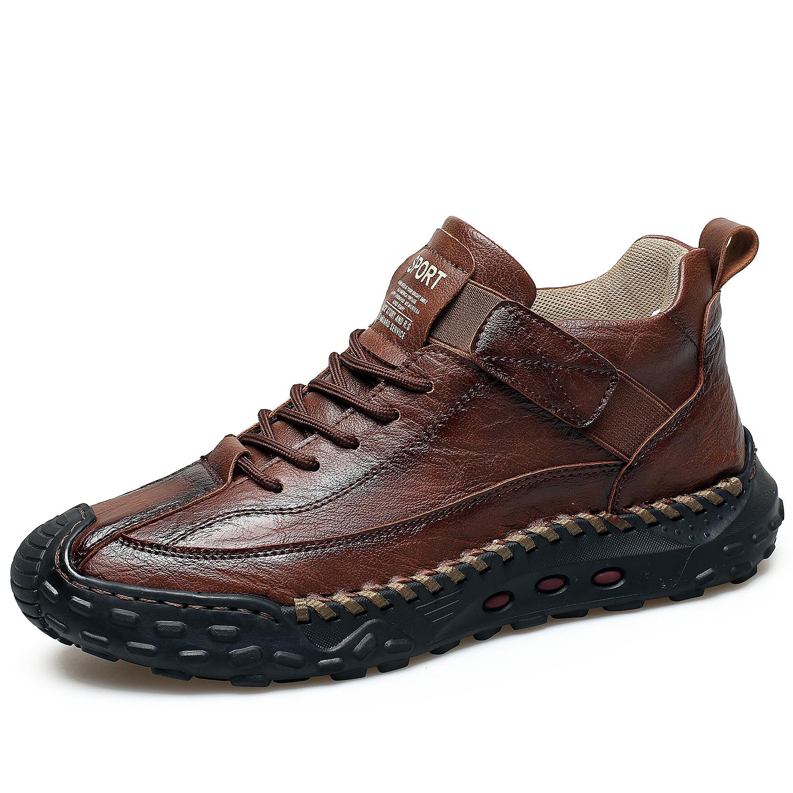 Best-selling Casual Shoes Ankle Boots Outdoor Casual Men s Boots and Men s Shoes 48 коричневый 3500₽