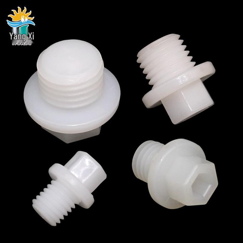 Threaded Plastic Hose Cap Connector for Water Pipe Blockage