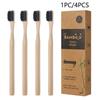 1PC/4PCS Bamboo Toothbrush for Adult,Biodegradable Toothbrush Soft Bristles,10000 Soft Natural Bristle Toothbrush Oral Hygiene